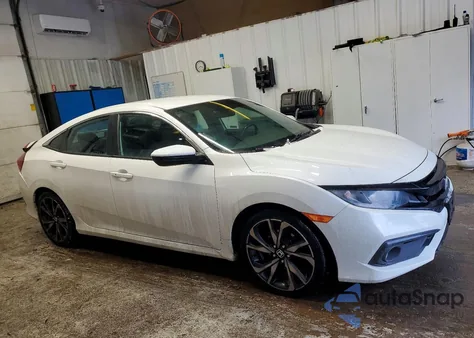 2019 Honda Civic Sport from USA, damaged, VIN 2HGFC2F88KH522868